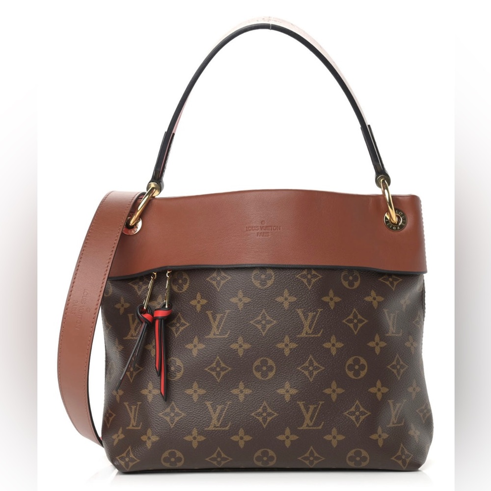 Authentic LV Tuileries Besace Caramel
